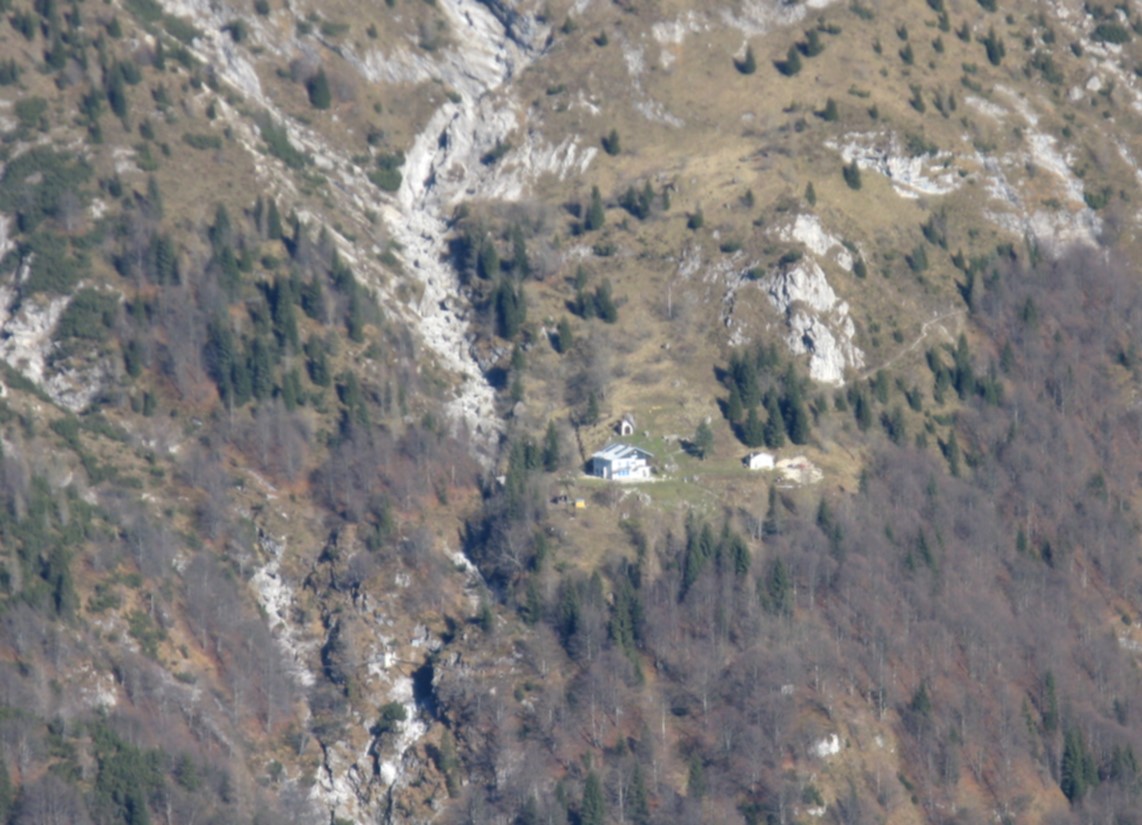 Monte Terne: bel Panorama sul gruppo della Schiara